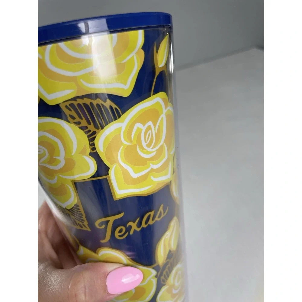 Starbucks Yellow Rose of TEXAS Tumbler Venti Cup 24oz  Series Collector Cup‎